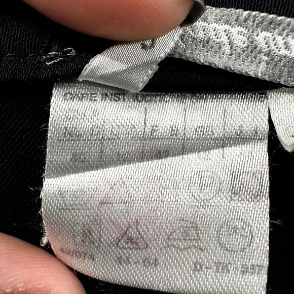 Max Mara Trouser Pants Pleated Straight Leg High Rise Career Office Black Medium - Picture 5 of 6